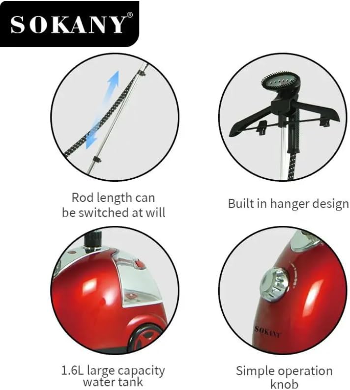 Vaporizador Premium 1800W – Potencia, Rapidez y Ropa Siempre Perfecta