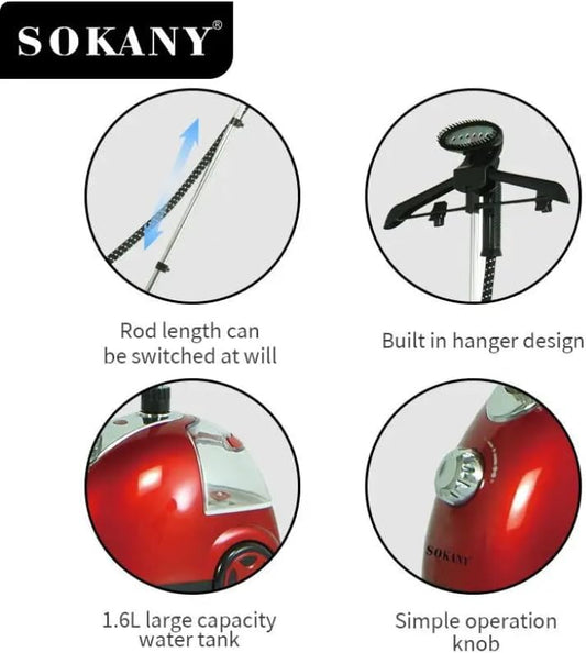 Vaporizador Plancha Vertical 1800W